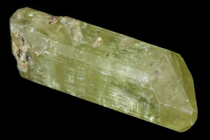 Lustrous Yellow Apatite Crystal - Morocco #82513